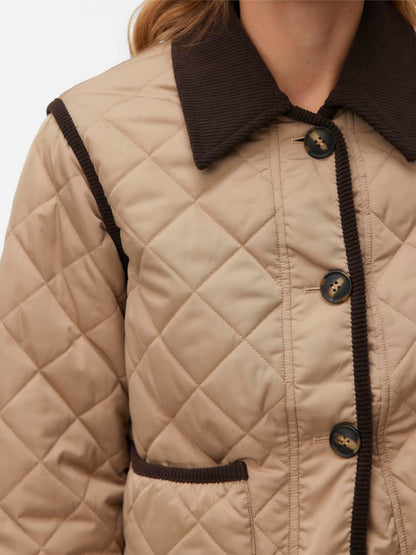 Vmemily Short Jacket Boo Beige