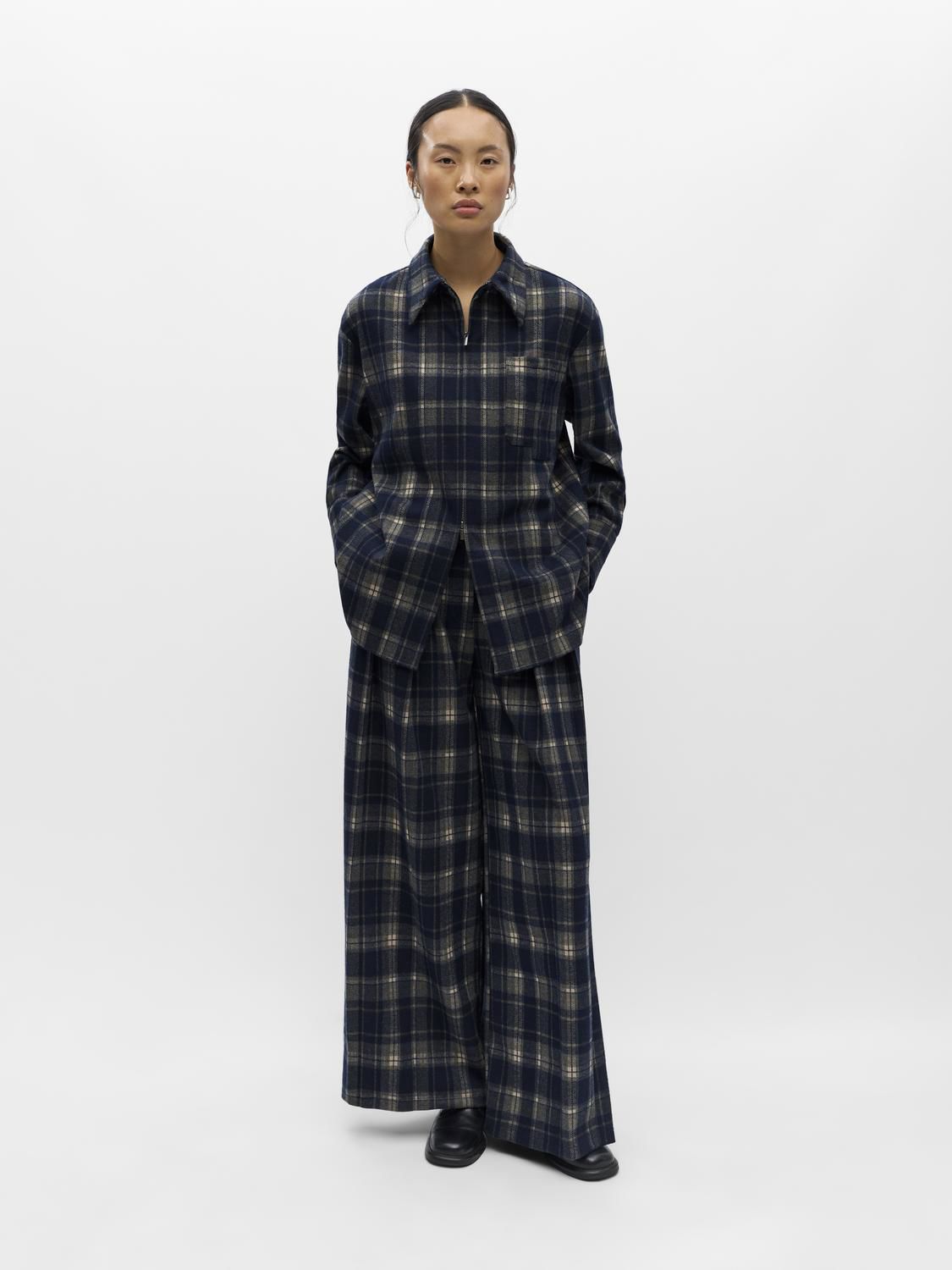 Objthelma L/s Re Shirt 147 Blå