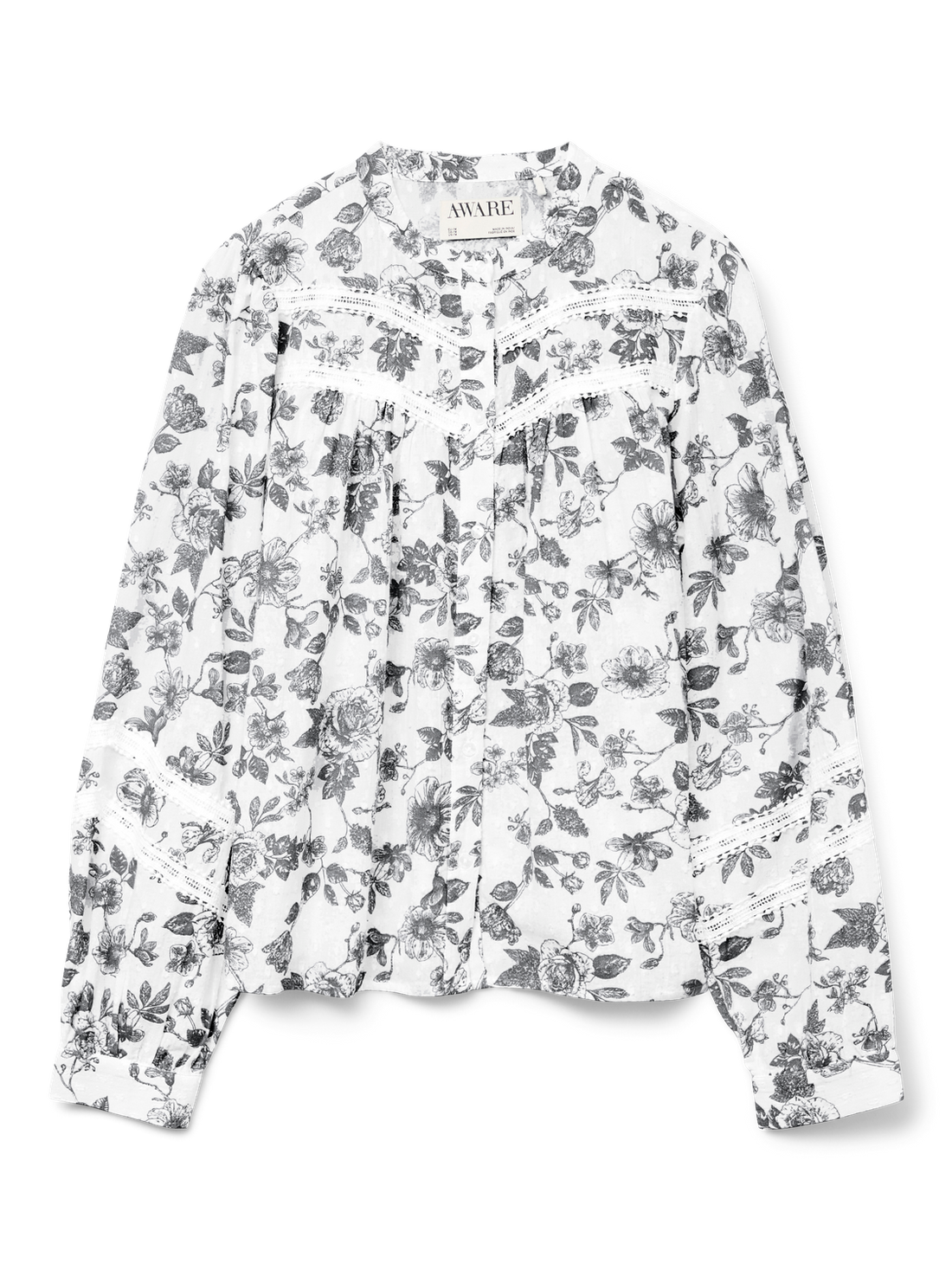 Awharmony Ls Shirt Mellomblå