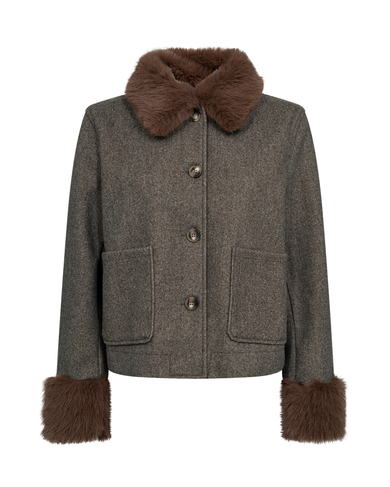 Fqyanna-Jacket Brun