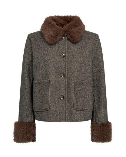 Fqyanna-Jacket Brun