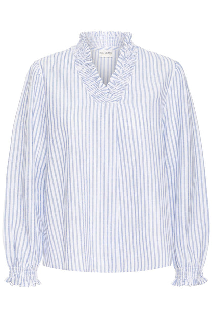 Pzaudrey Blouse Blå