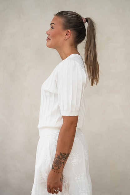 Rausguru 2/4 Cardigan Hvit