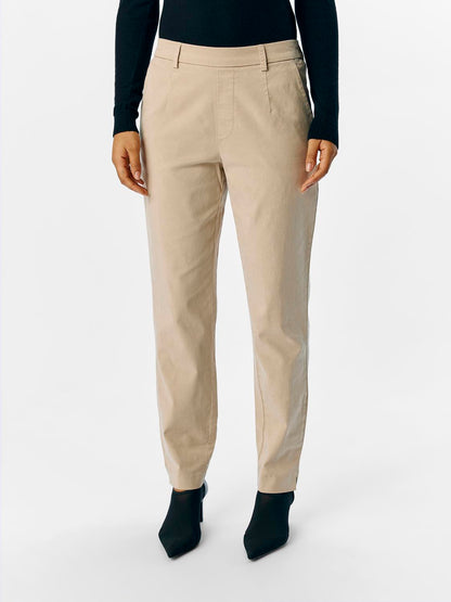 OBJMIA RE CHINO HW PANT NOOS Beige