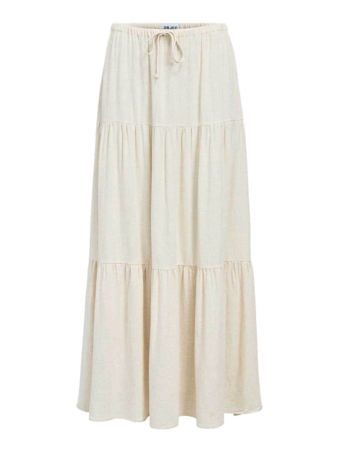 Objsanne Mw Long Layer Skirt Noos Grå