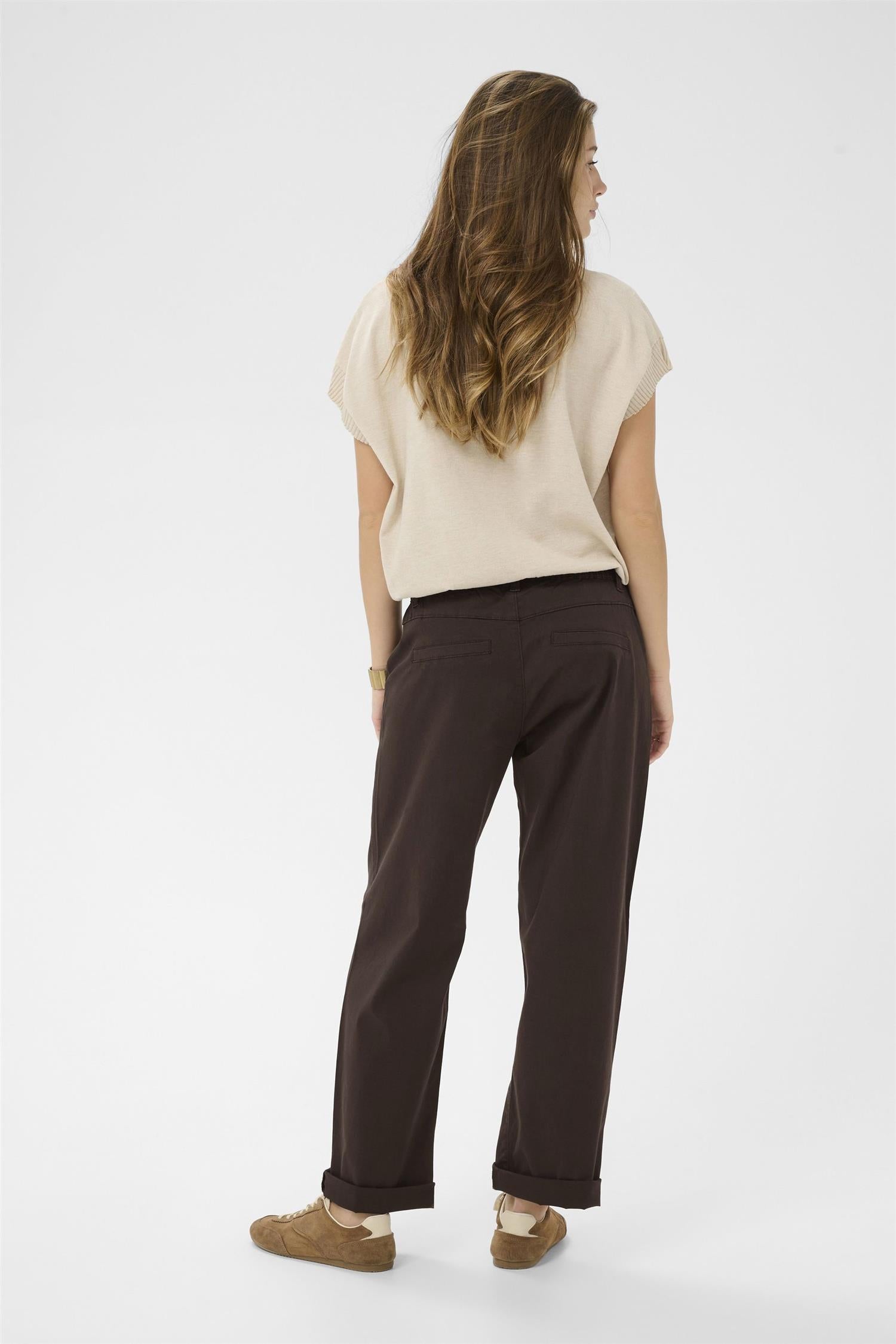 Crlorraine Belt Pant Brun