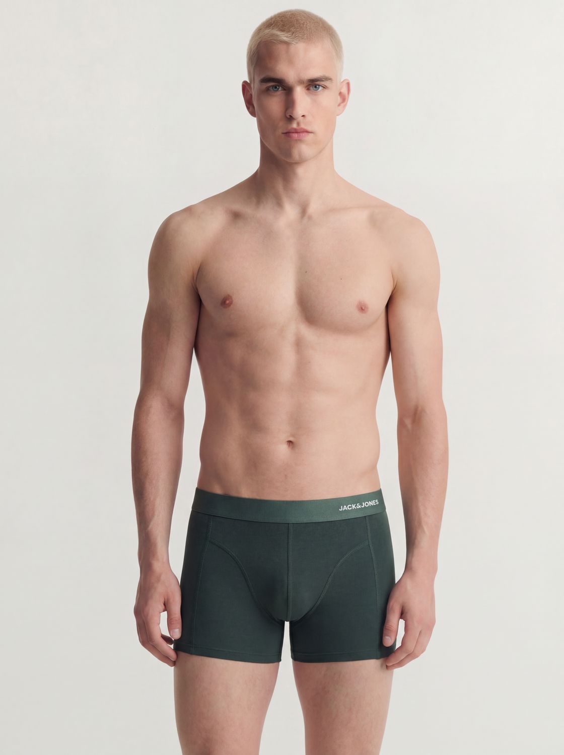 Jaccomo Solid Bamboo Trunks 3 Pack Sn Grønn