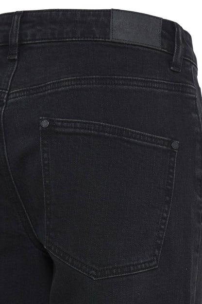 Pzfelizia Hw Jeans Tapered Leg Sort