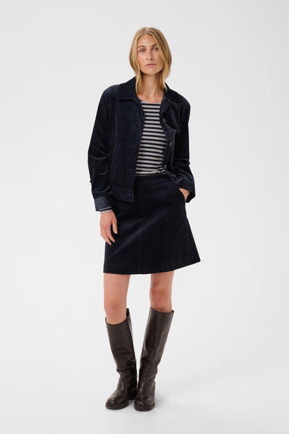 Lingspw Skirt Blå