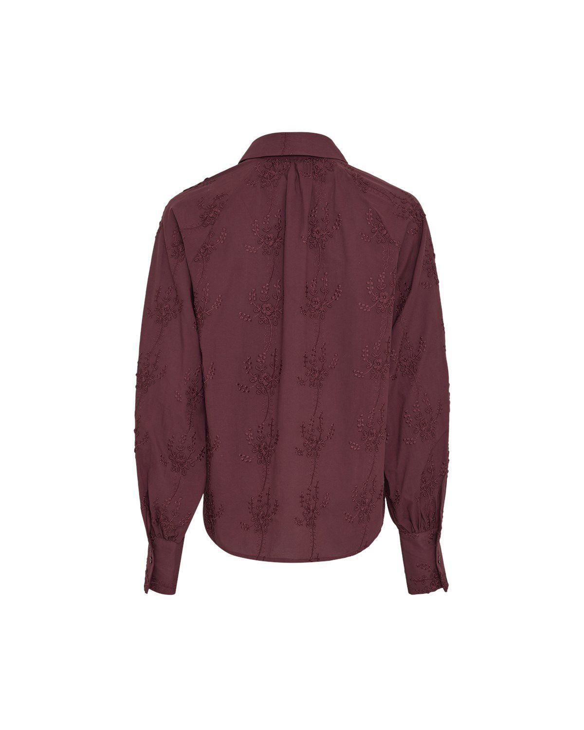 Rauscamilla Top Emb Burgunder