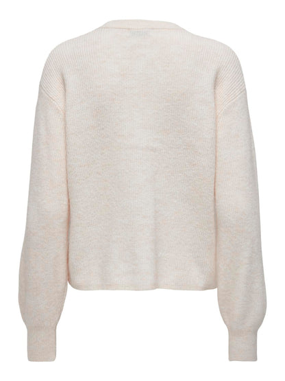 Jdylumi Life L/s Button Cardiga Knt Noos Beige