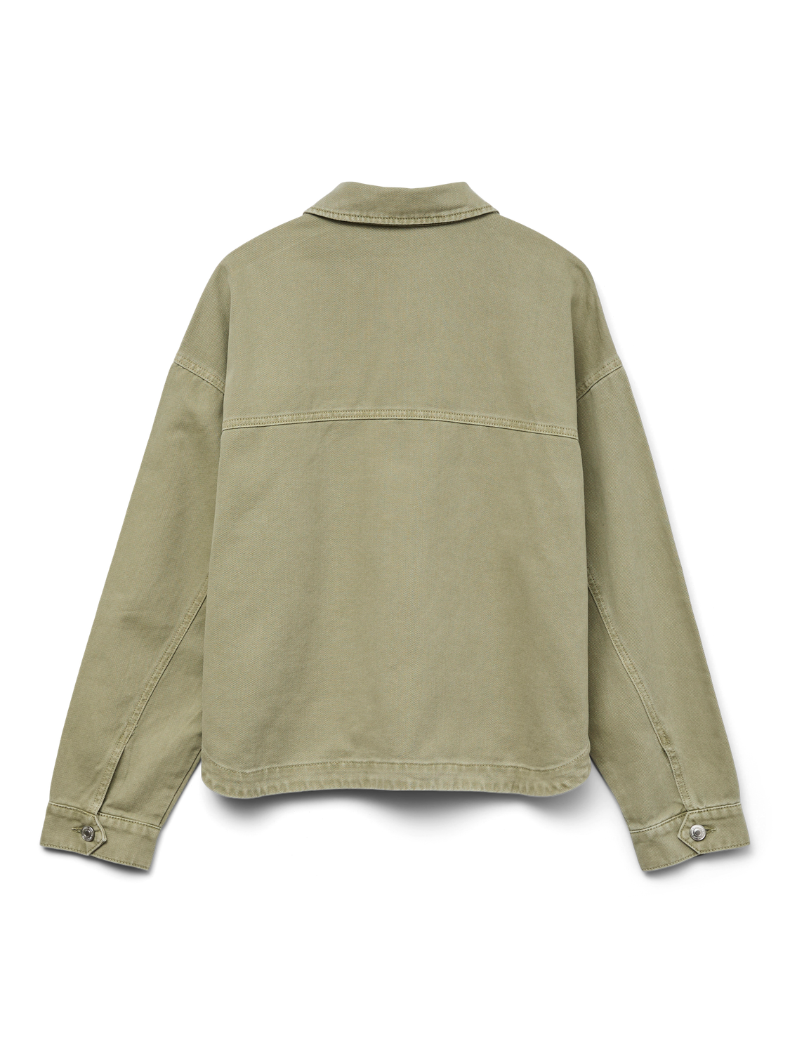 VMJAMIE LS DENIM SHACKET MIX GA NOOS Mellomgrønn