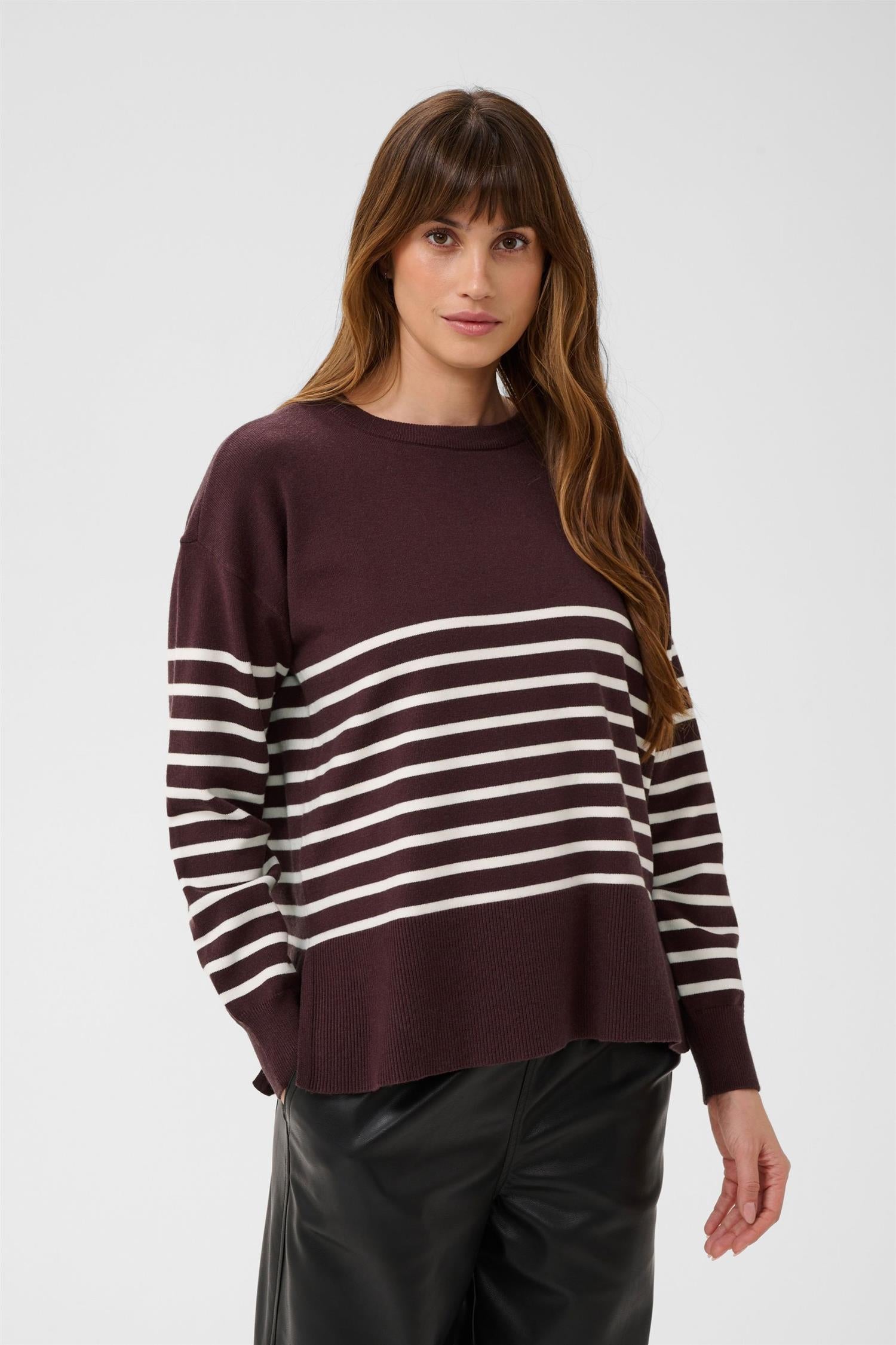 Kalimone Pullover Knit Burgunder