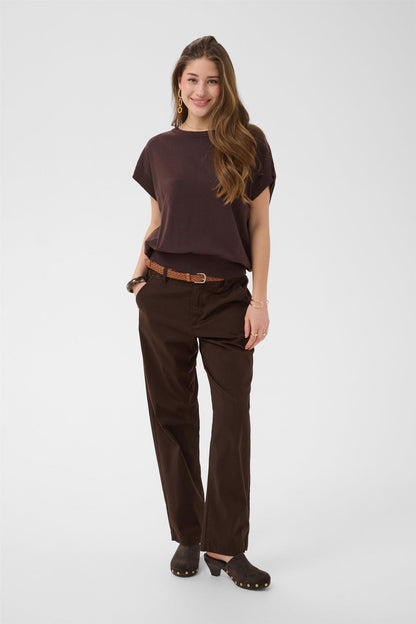 Crlorraine Belt Pant Brun