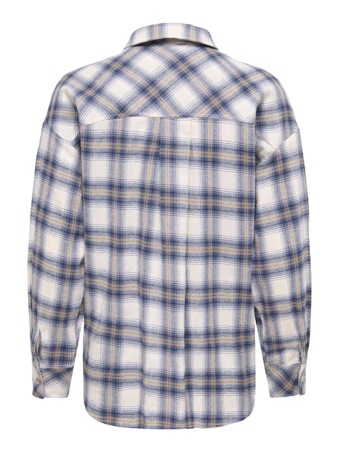Jdymauve L/s Check Loose Shirt Wvn Hvit