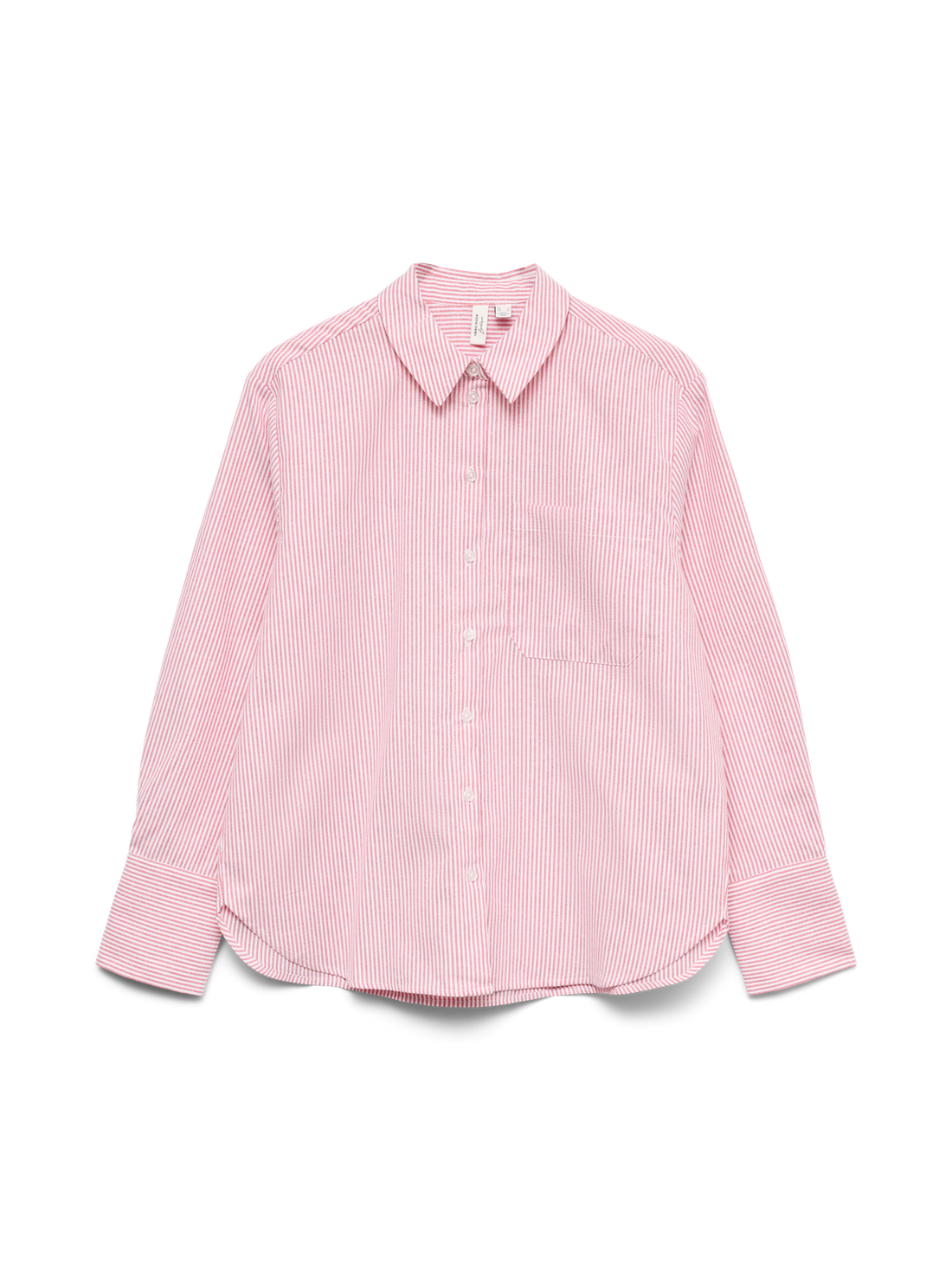 Vminge L/s Shirt Wvn Btq Lilla