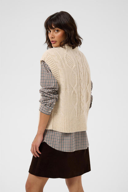Chaninapw Waistcoat Beige
