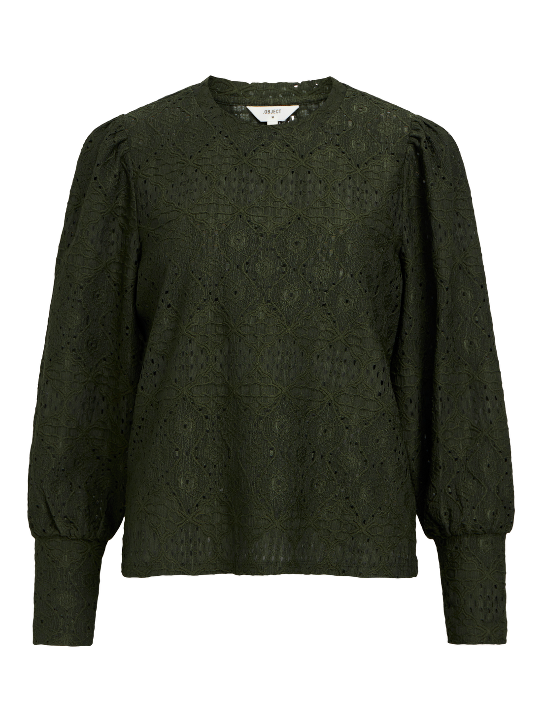 Objfeodora L/s Top Noos Mørkegrønn