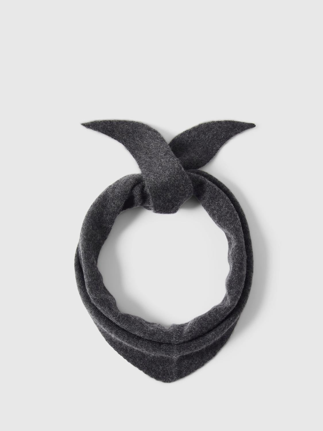 Slfmaria Narrow Cashmere Scarf Mørkegrå