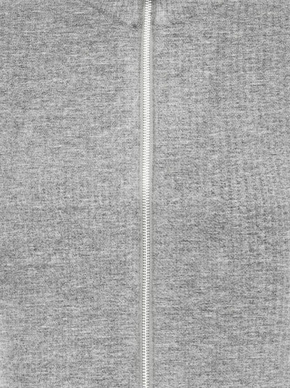 Onlbianca Sl Highneck Zip Vest Knt Grå