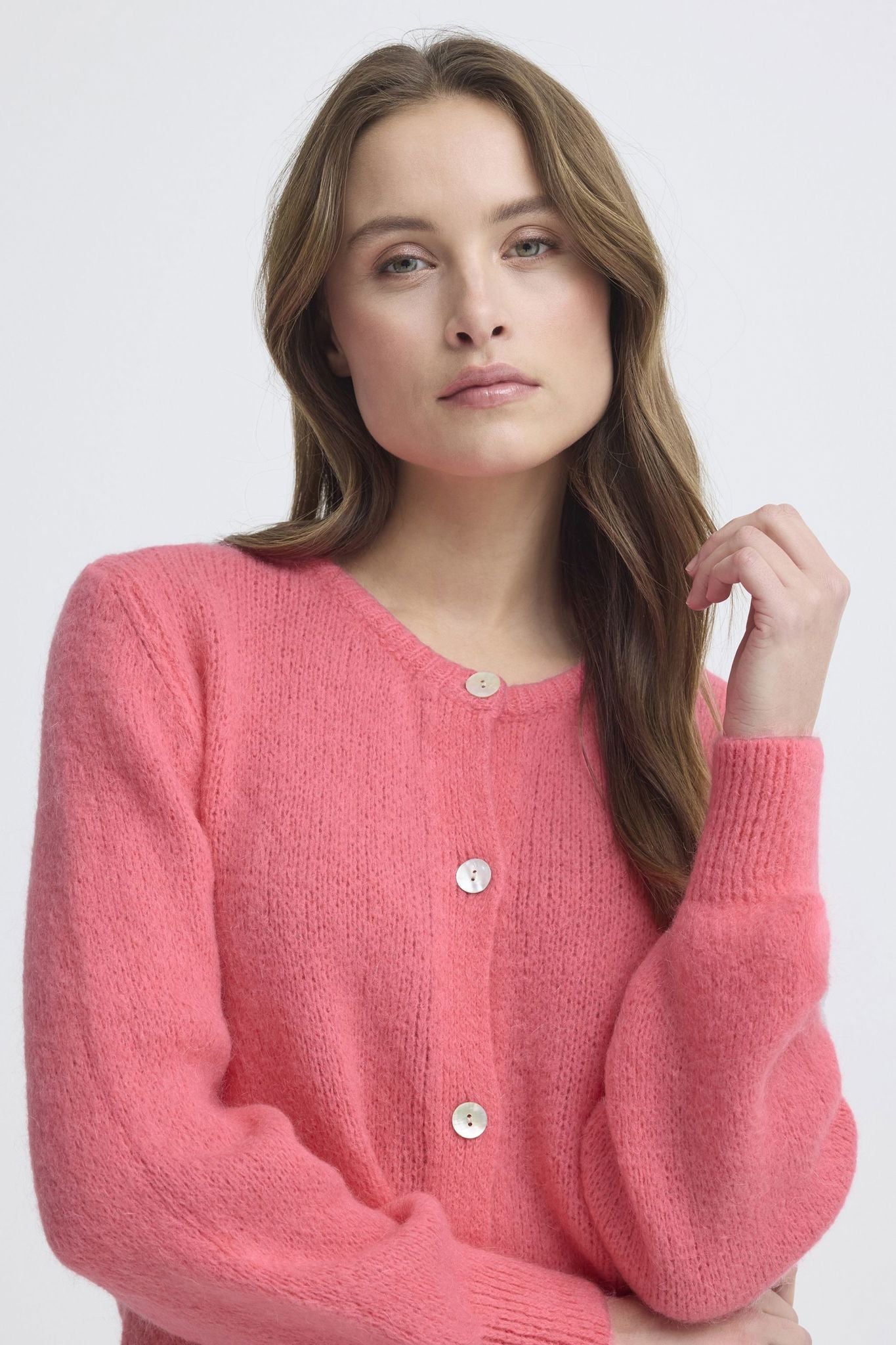 Sbgulvig Knit Cardigan Blå