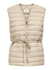 Jdyrenee Quilt Waistcoat Otw Sij Beige