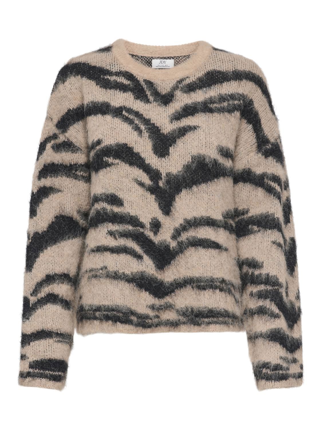 Jdycecilie L/s On Animal Pullover Knt
