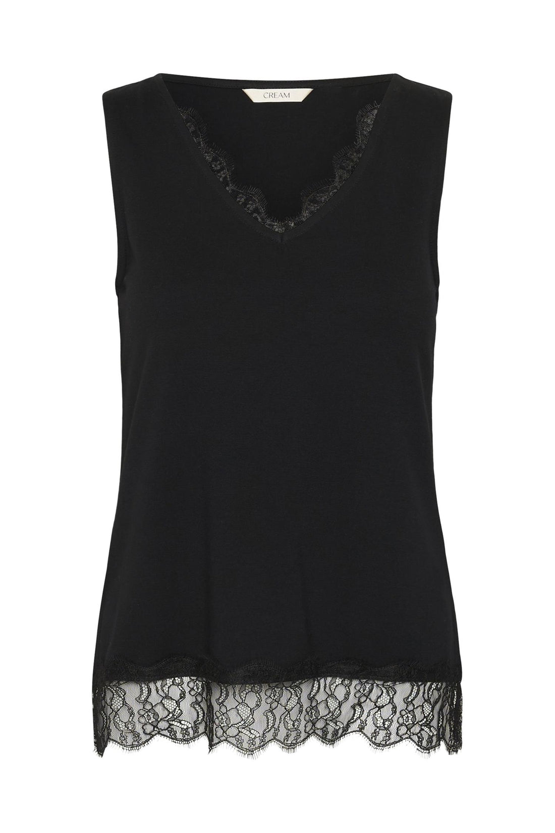 Cralvaia Jersey Lace Top Sort