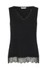 Cralvaia Jersey Lace Top Sort