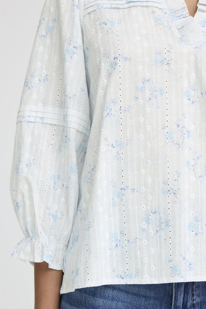 Pzbellarose Blouse Blå