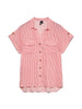 Vmbumpy Ss Shirt Wvn Noos Rød