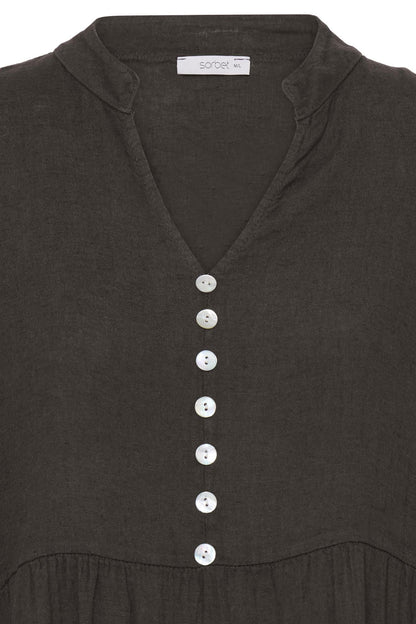 Sbfontanelle Long Dress Brun