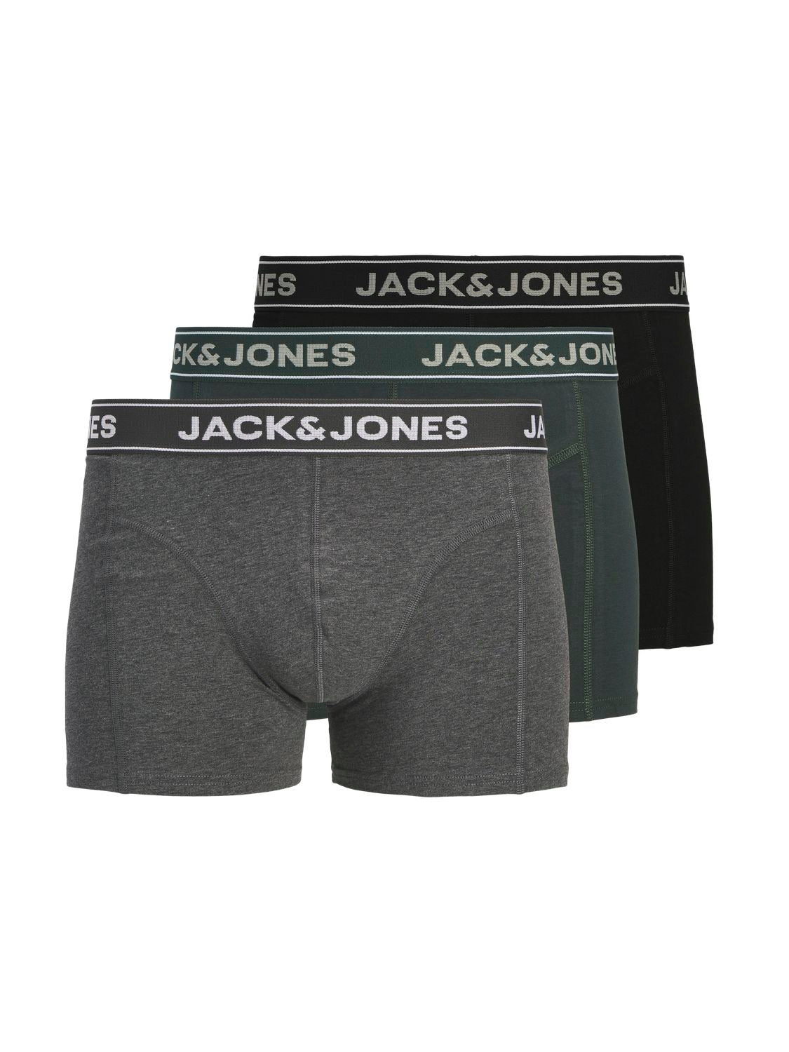 Jacblack Friday Trunks 3 Pack Grå