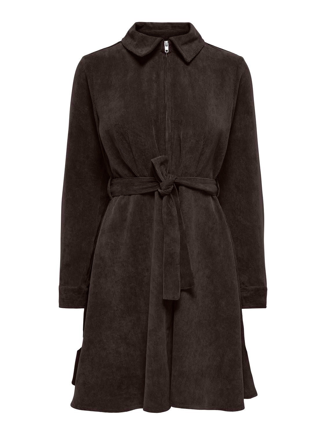 Jdyulla Ohio L/s Dress Wvn Dia Brun