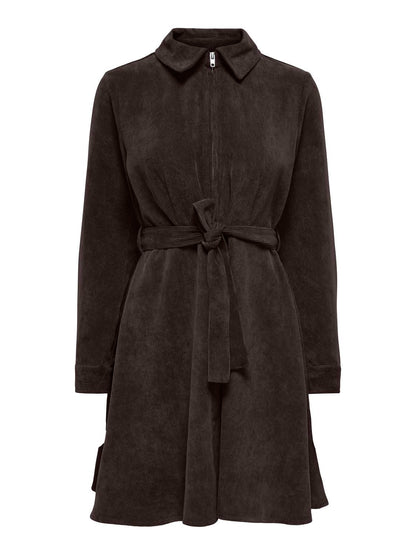 Jdyulla Ohio L/s Dress Wvn Dia Brun