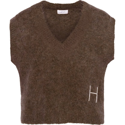 Pernille vest Brun