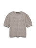 Vmdoffy Stitch 2/4 O-Neck Pullover Noos Grå