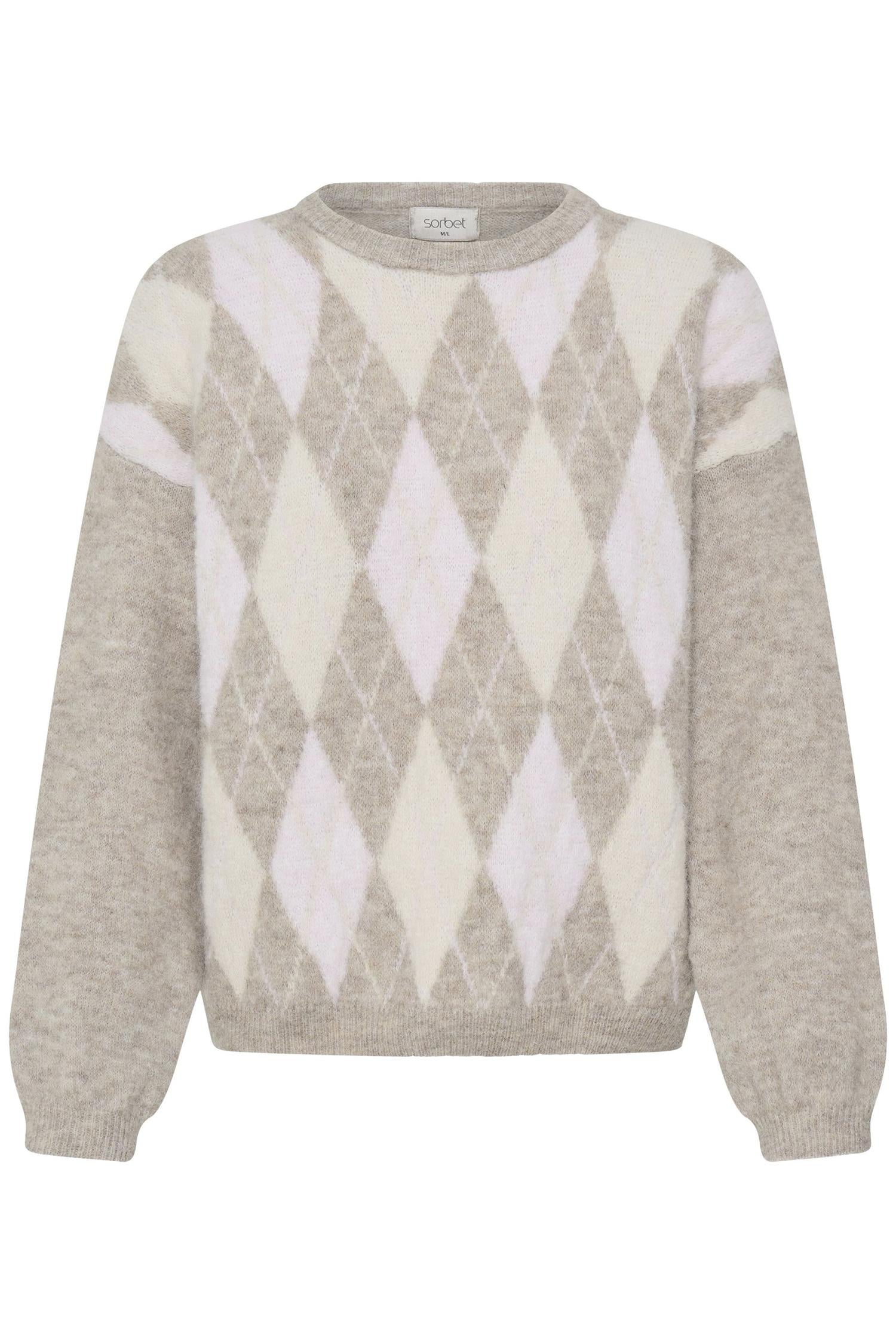 Sbargyle R Knit Blouse Rosa