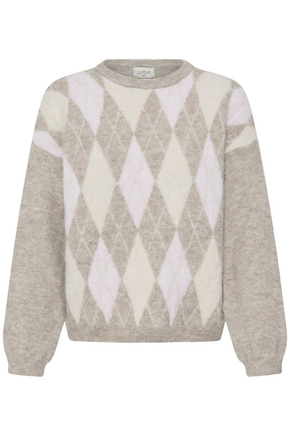 Sbargyle R Knit Blouse Rosa