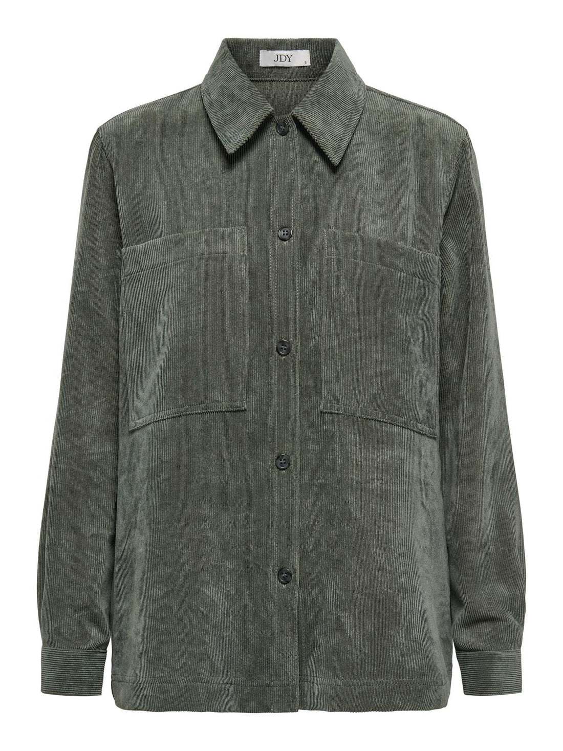 Jdyulla Ohio L/s Loose Shirt Wvn Dia Mørkegrå