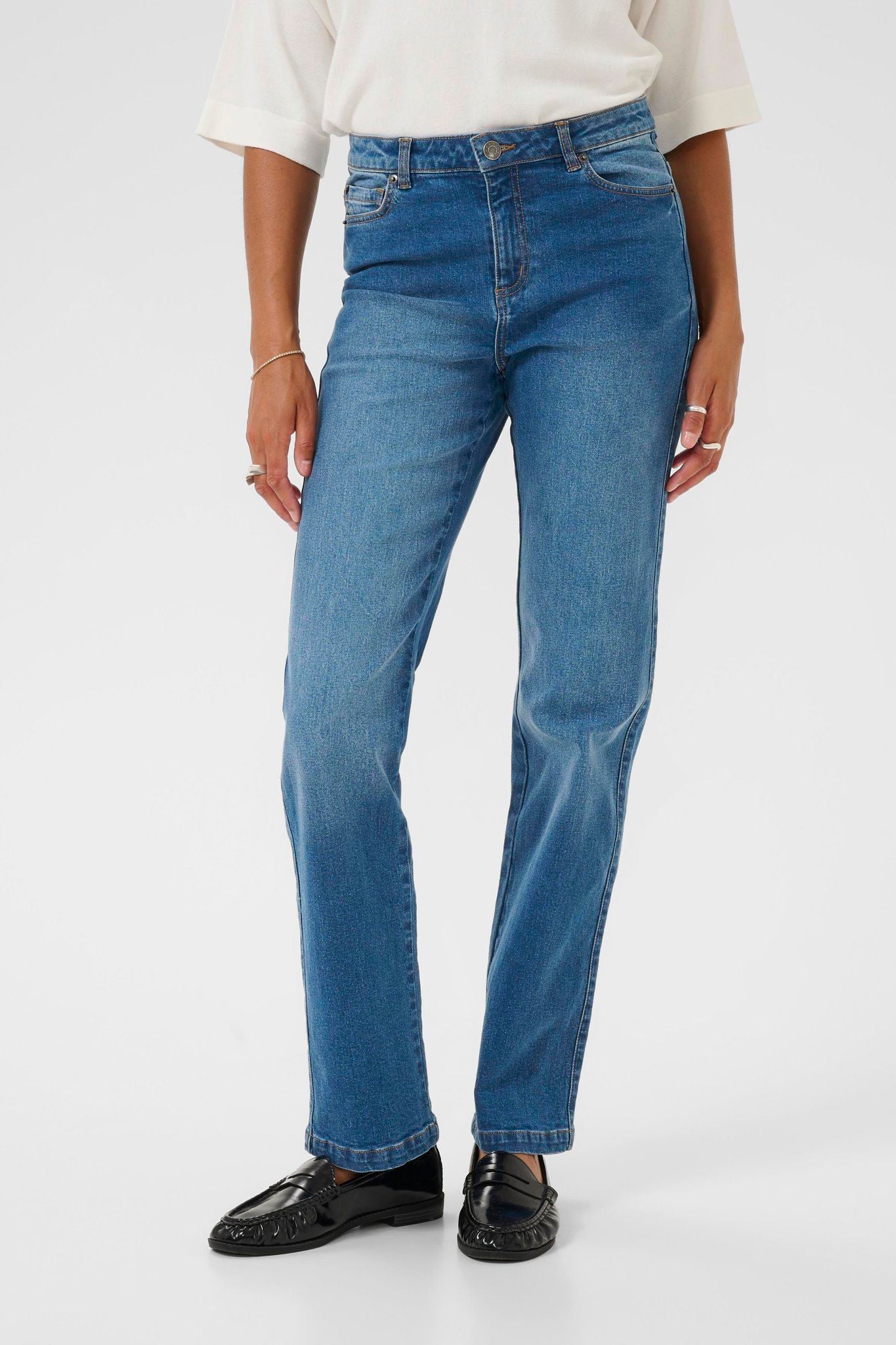 Kamaris Reg Fit Jeans Blå