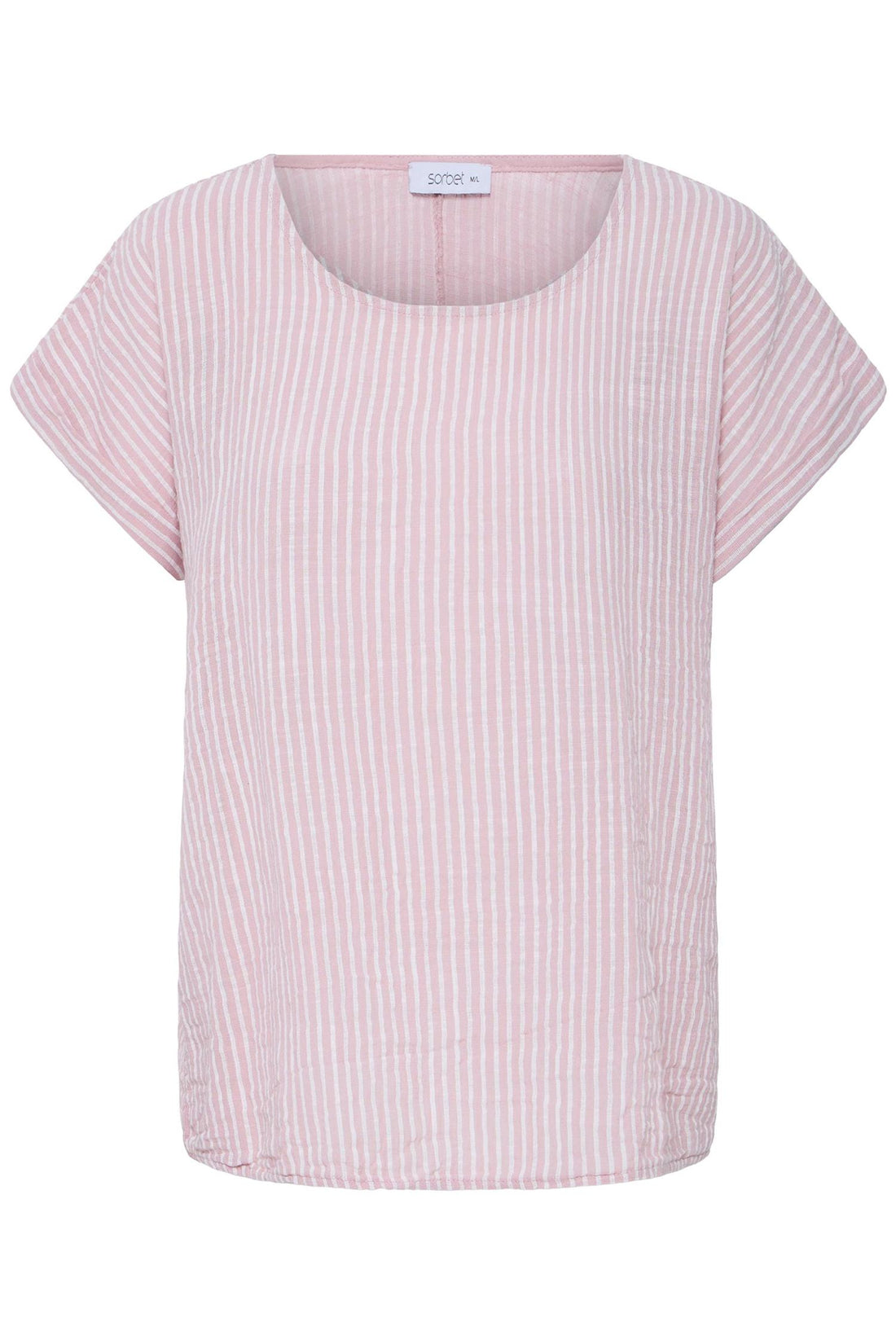 Sbxalexa Ss Stripe Tee Beige