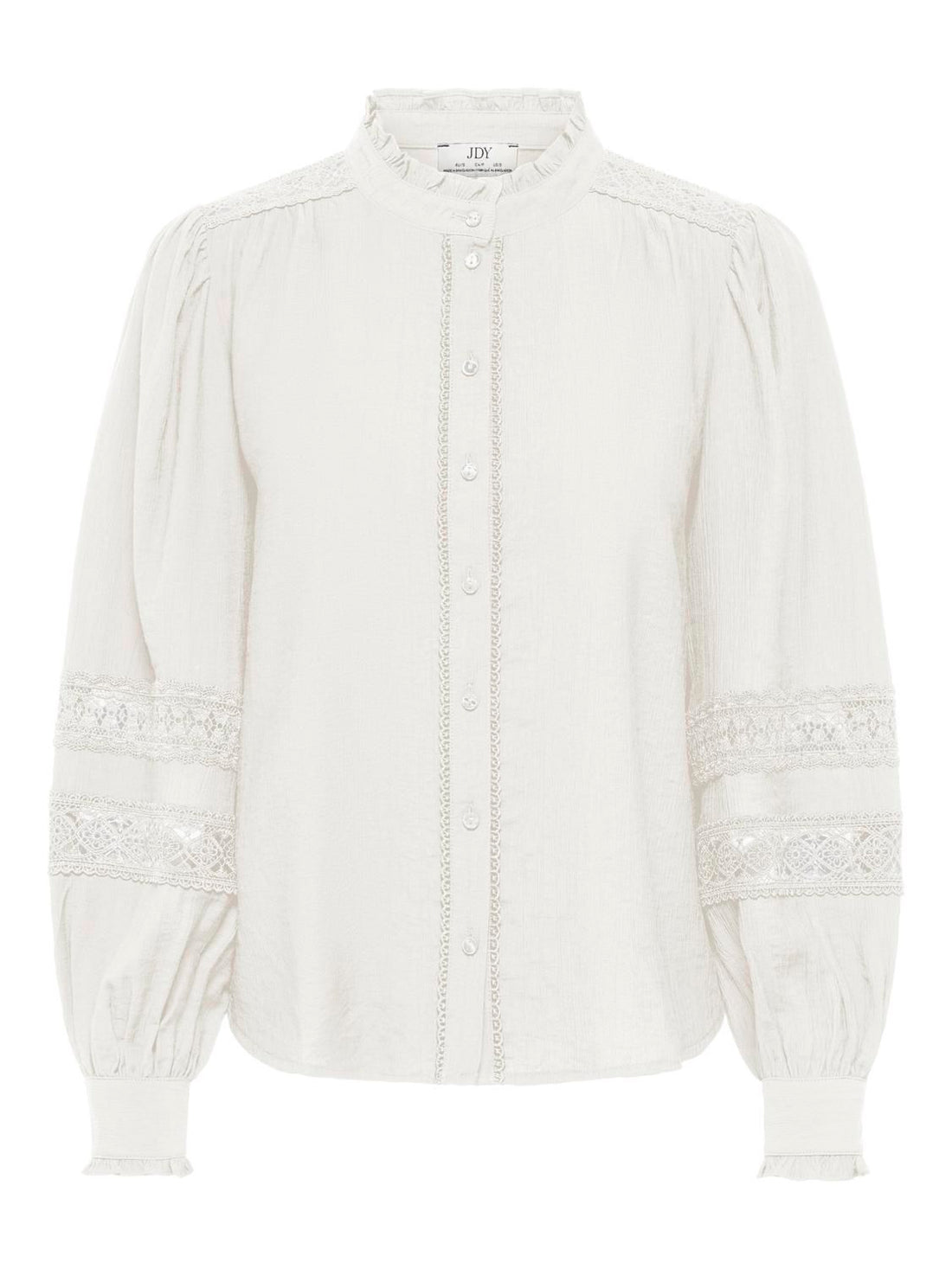 Jdykaro L/s Shirt Wvn Hvit