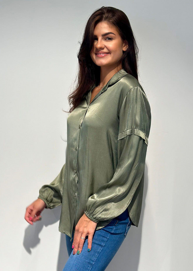 ENNIE BLUSE Khaki