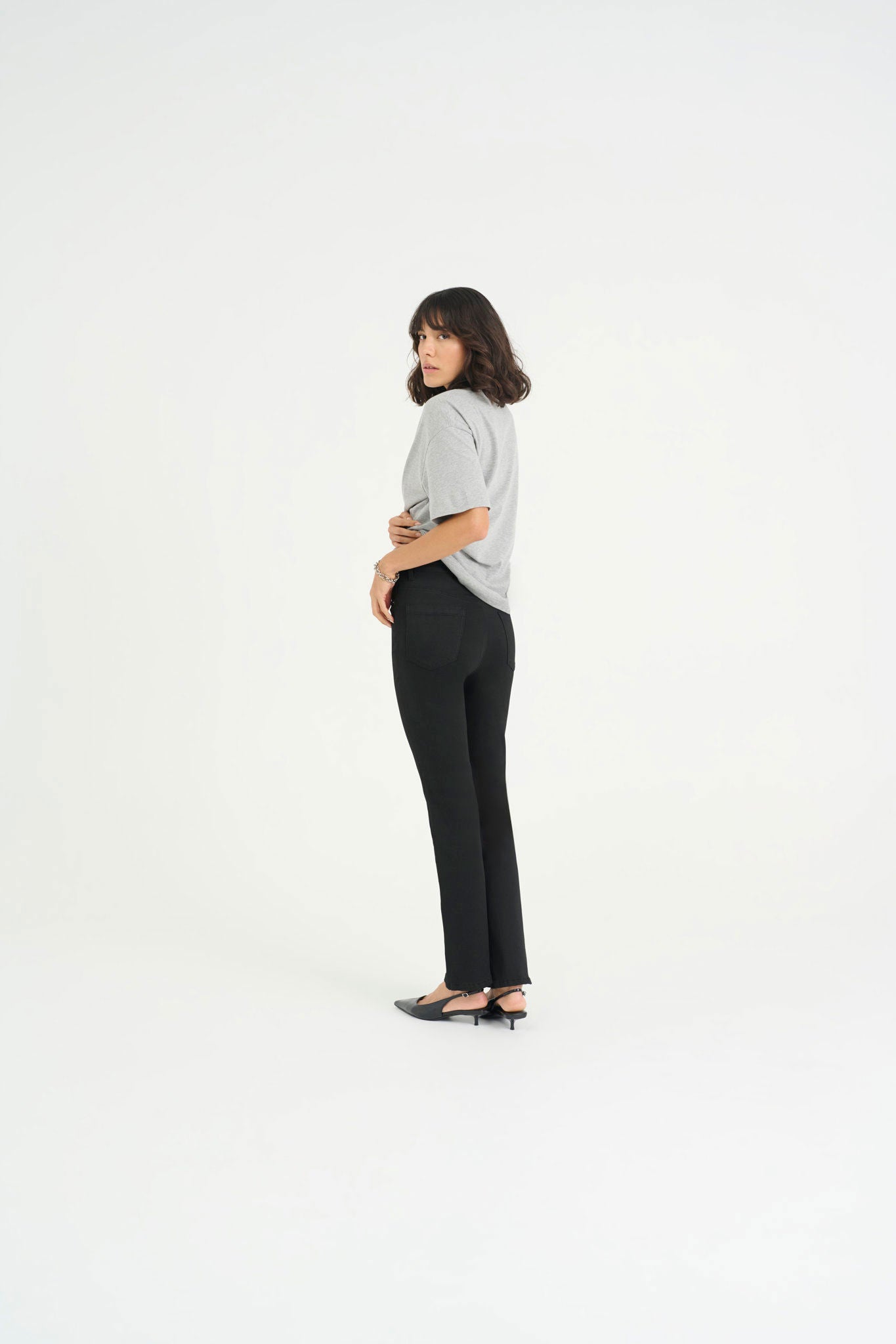Kaforest Hw Slim Fit Jeans Sort