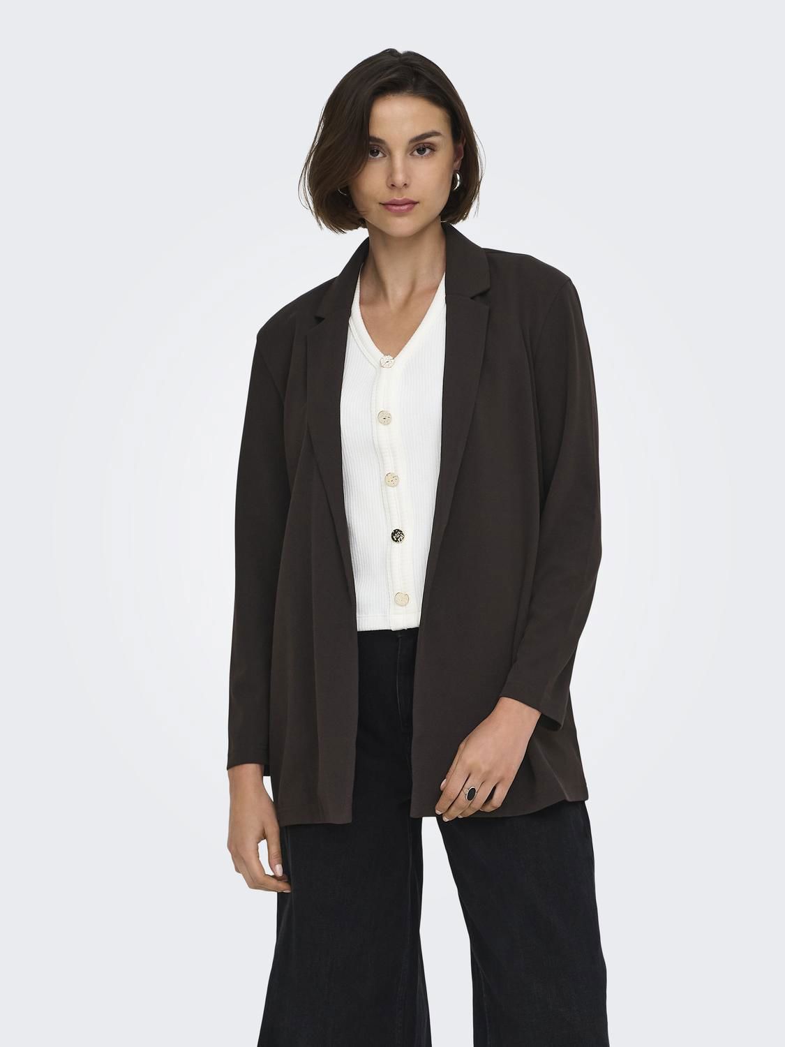 Jdygeggo Life L/s Blazer Jrs Noos Brun