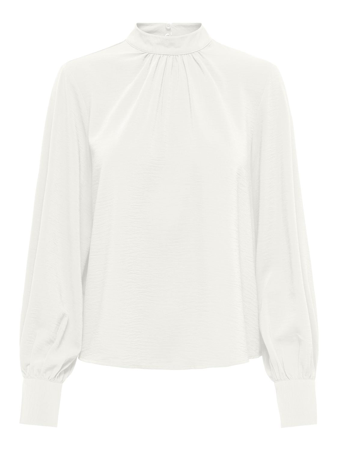 Jdyaya L/s Hn Top Wvn Dia Hvit