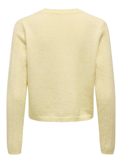 Jdyapril Life L/s O-Neck Cardigan Knt Gul