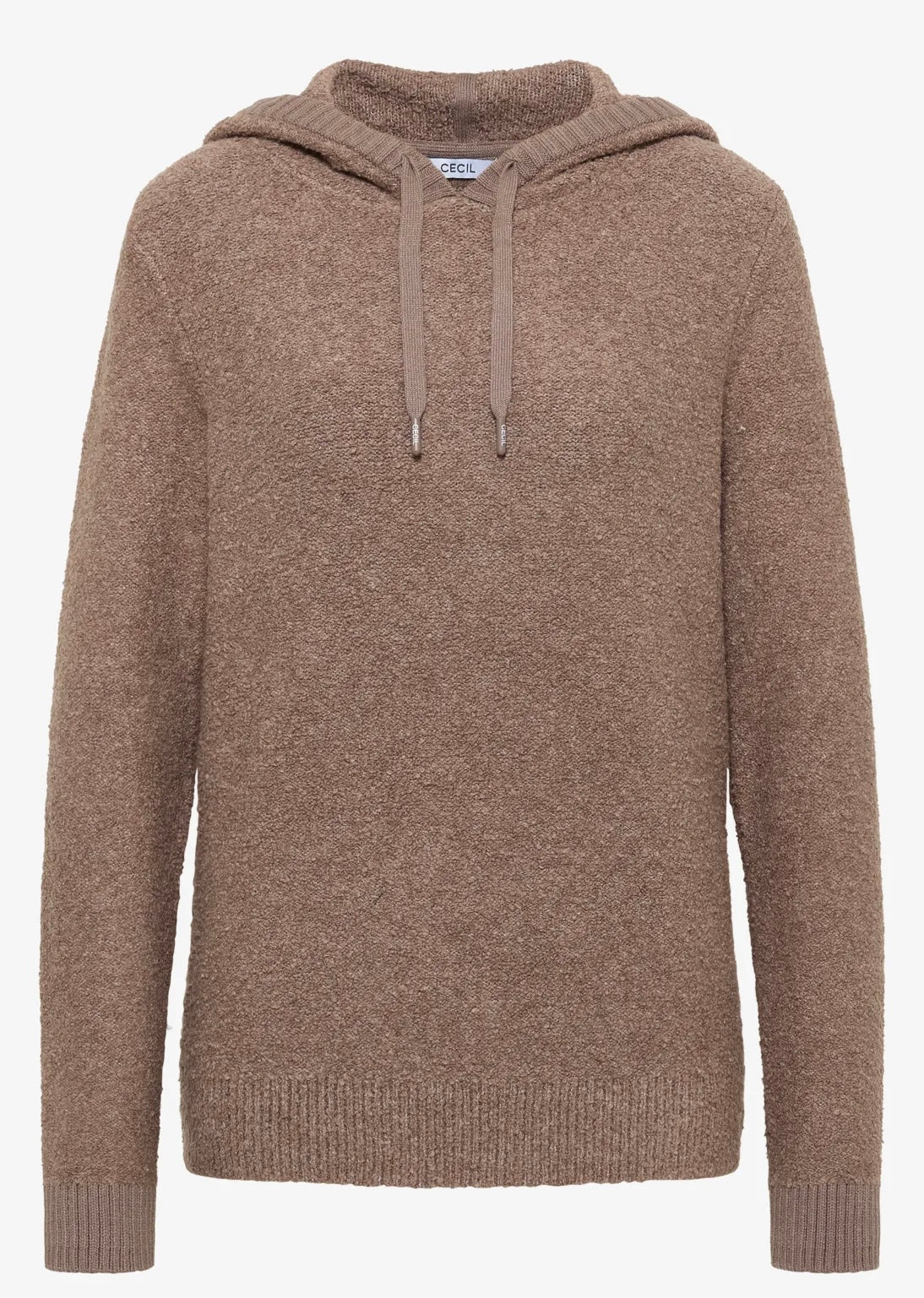 BOUCLE HOODY Brun