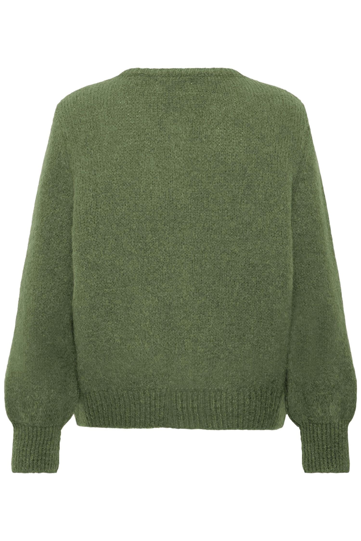 Sbgulvig Knit Cardigan Grønn